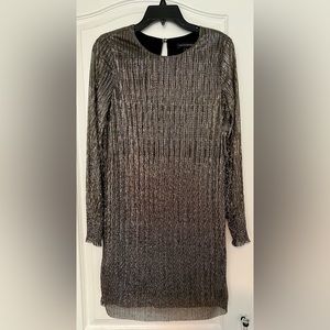 Banana Republic Metallic Swing Dress, Sz 2